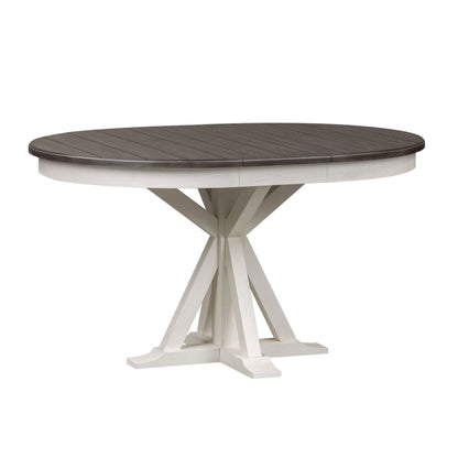 Allyson Park - Pedestal Table - Hornell Furniture Outlet