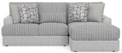 Titan - Sectional With Comfort Coil Seating And Accent Pillows Included - Hornell Furniture Outlet