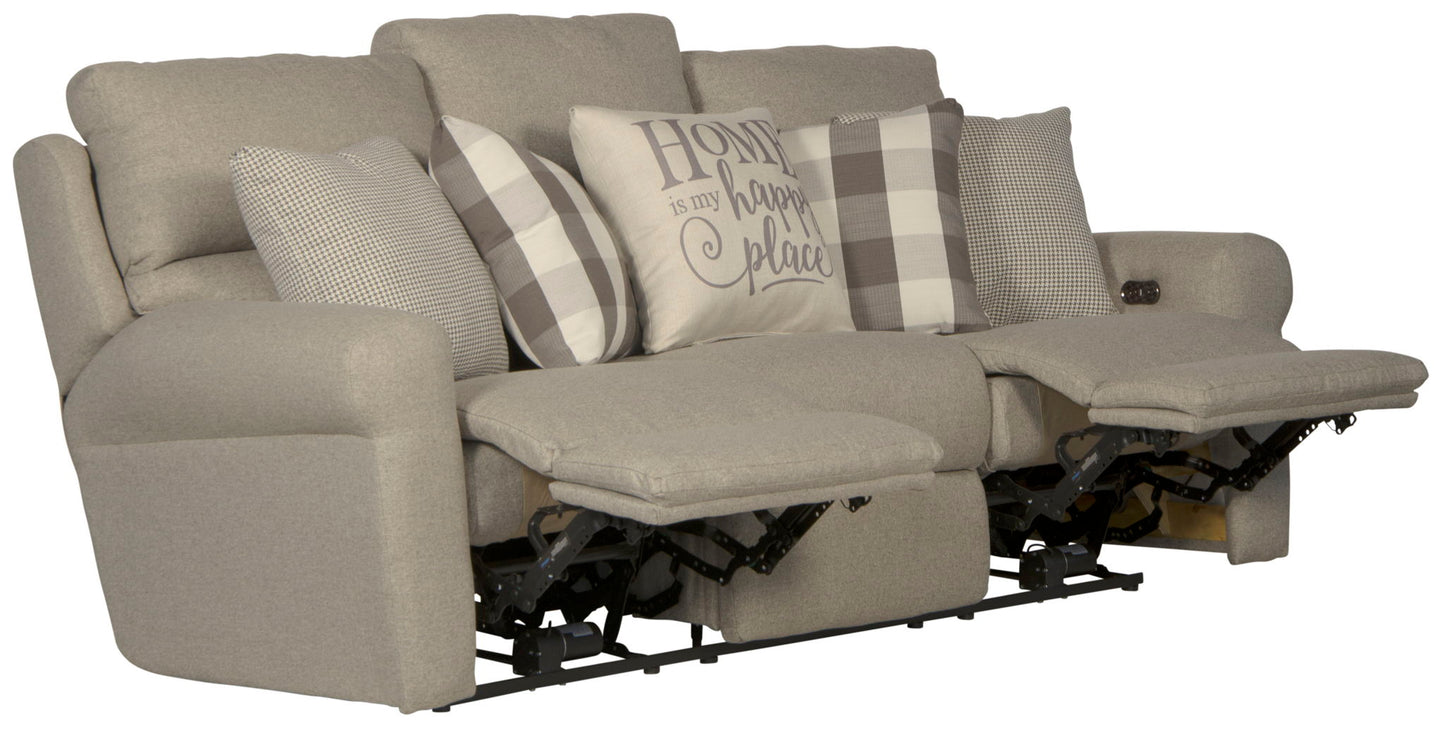Westport - Power Lay Flat Reclining Sofa - Hornell Furniture Outlet