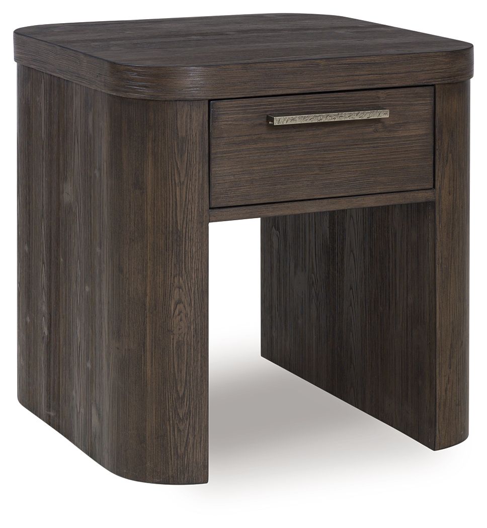 Neo - Rich Brown - Square End Table - Hornell Furniture Outlet