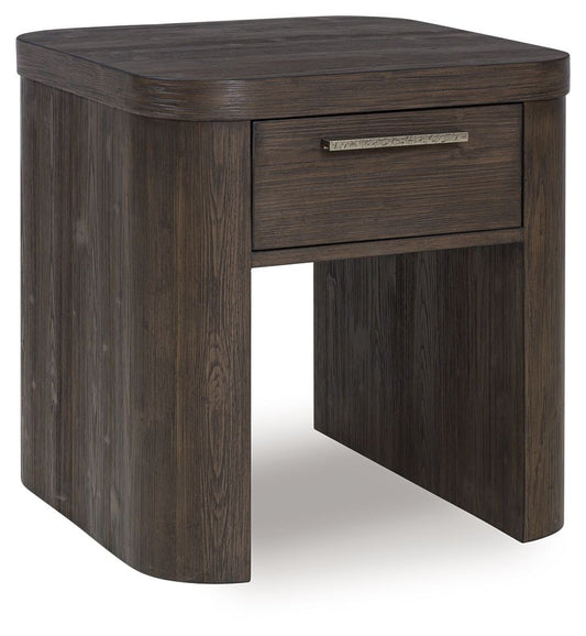 Neo - Rich Brown - Square End Table - Hornell Furniture Outlet