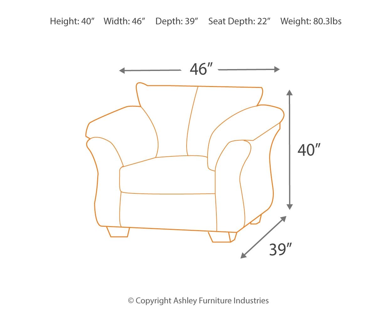 Darcy - Arm Chair - Hornell Furniture Outlet