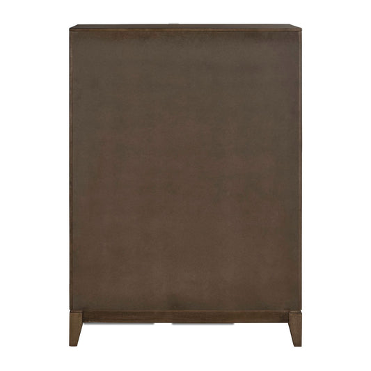 Shaker Lakes - 5 Drawer Chest - Brown - Hornell Furniture Outlet