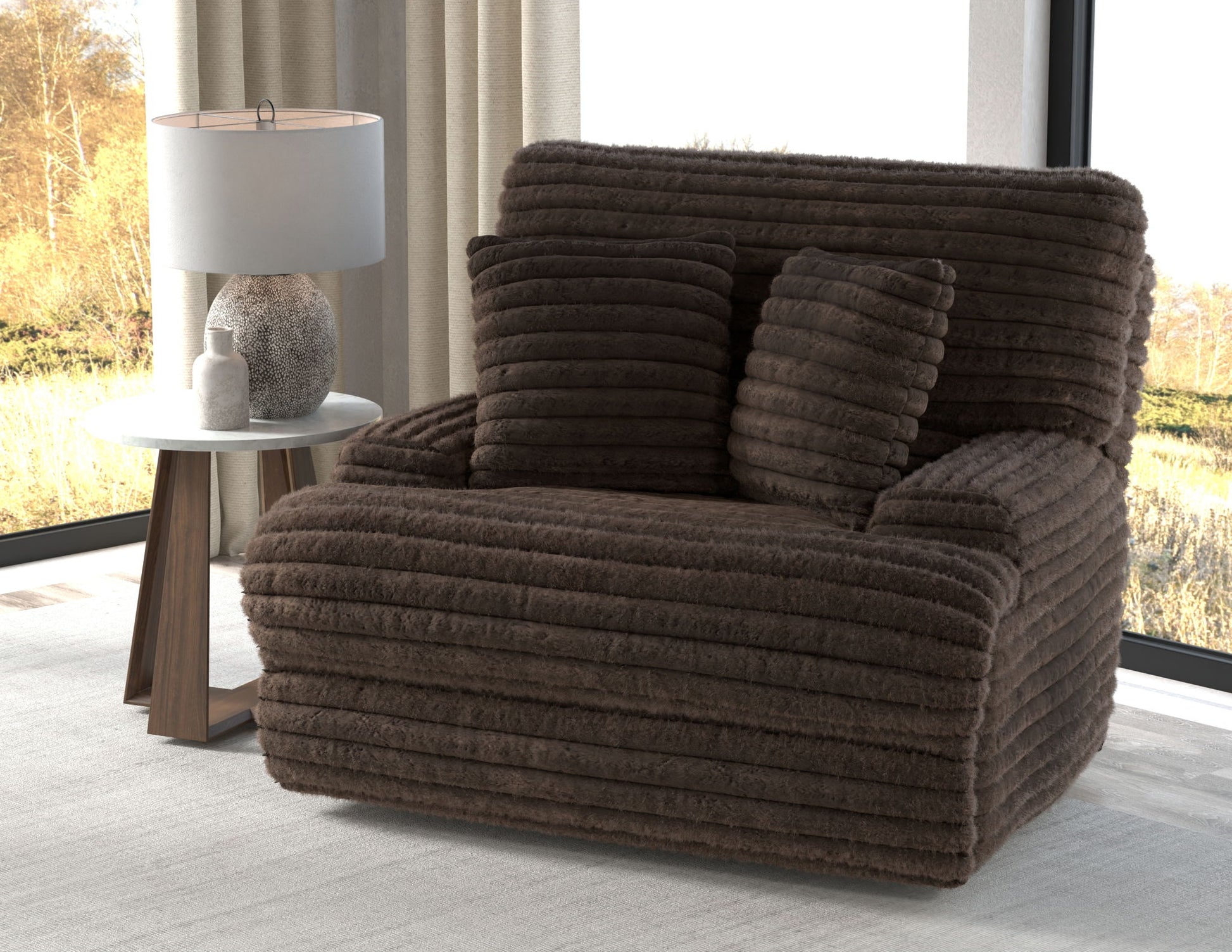 Cushy - Power Headrest Deep Seat Recliner - Hornell Furniture Outlet