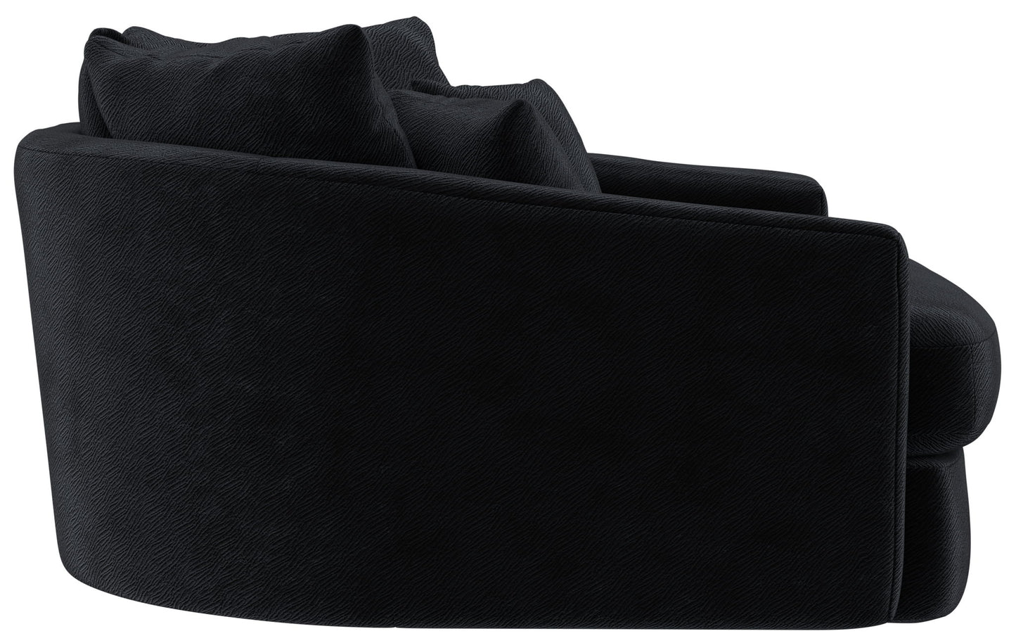 Matty - Round Accent Cuddle Chaise - Hornell Furniture Outlet