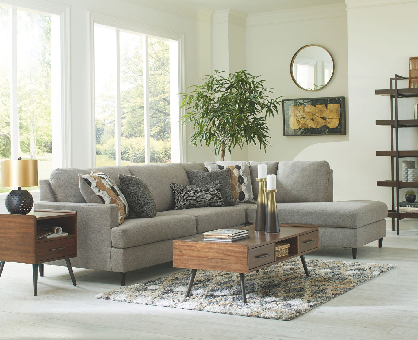 Santasia - Sectional - Hornell Furniture Outlet