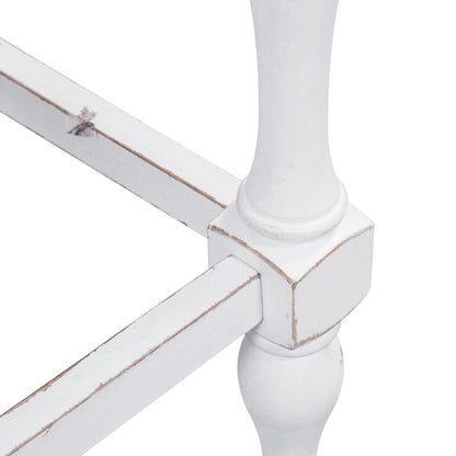 Magnolia Manor - Ladder Back Counter Chair - White - Hornell Furniture Outlet