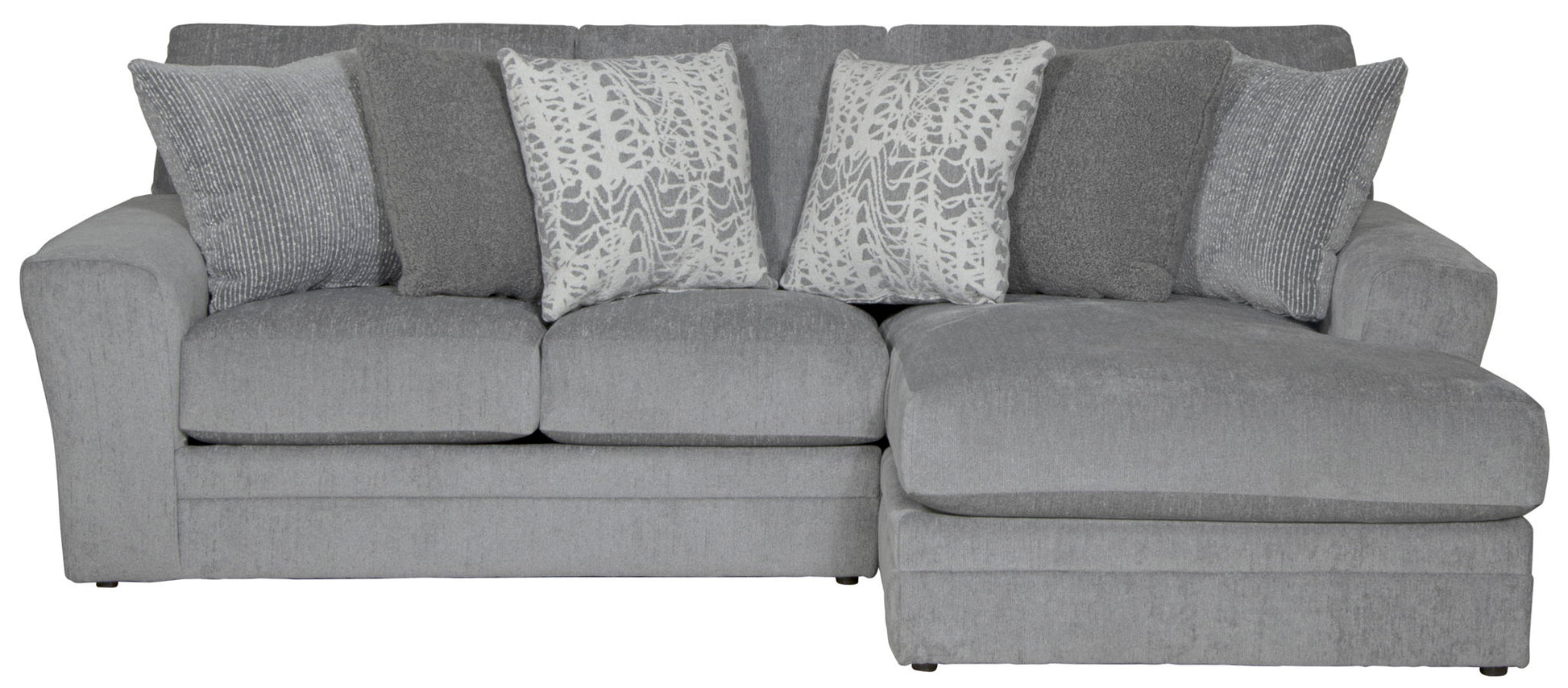 Glacier - Sectional With Included Accent Pillows - Hornell Furniture Outlet