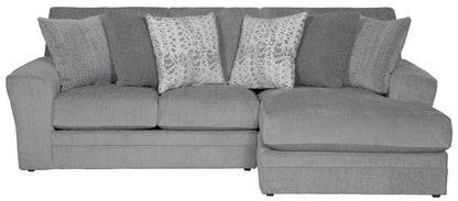 Glacier - Sectional With Included Accent Pillows - Hornell Furniture Outlet