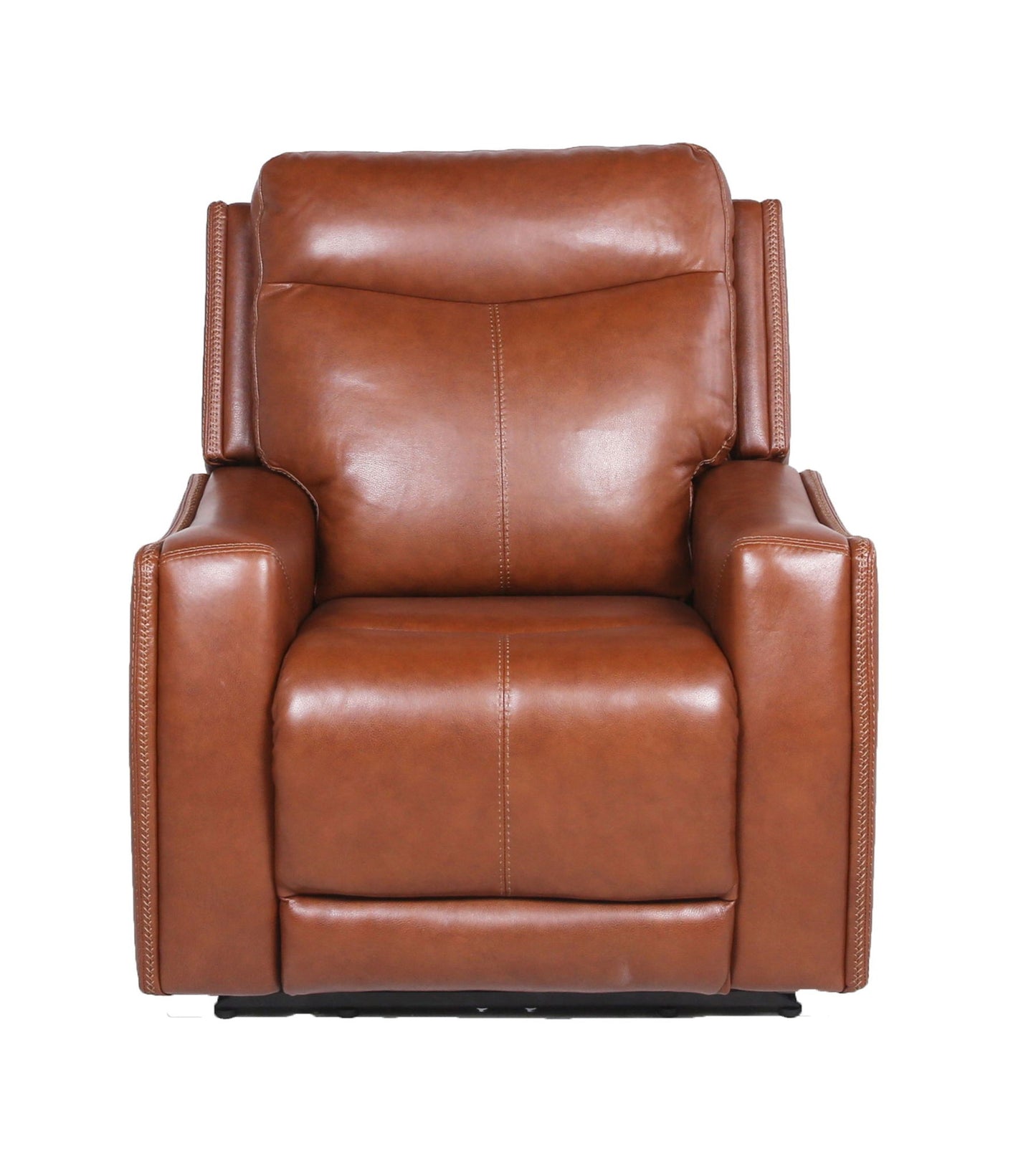 Natalia - Recliner Dual Power Coach - Dark Brown - Hornell Furniture Outlet