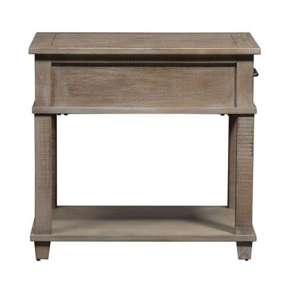 Parkland Falls - Rectangular End Table - Light Brown - Hornell Furniture Outlet