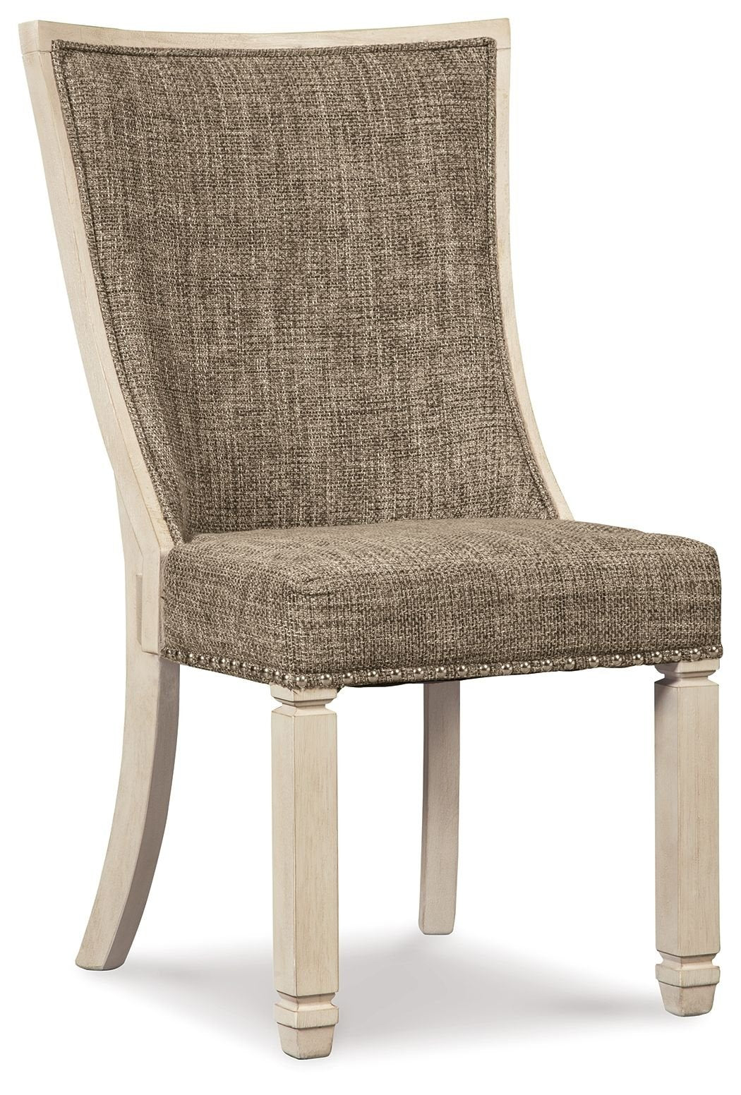 Bolanburg - Dining UPH Side Chair (Set of 2) - Lattice Back - Brown / Beige - Hornell Furniture Outlet