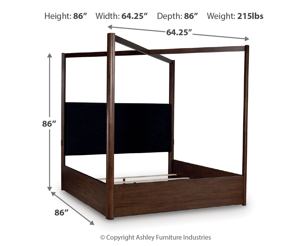 Dilenno - Canopy Bed - Hornell Furniture Outlet