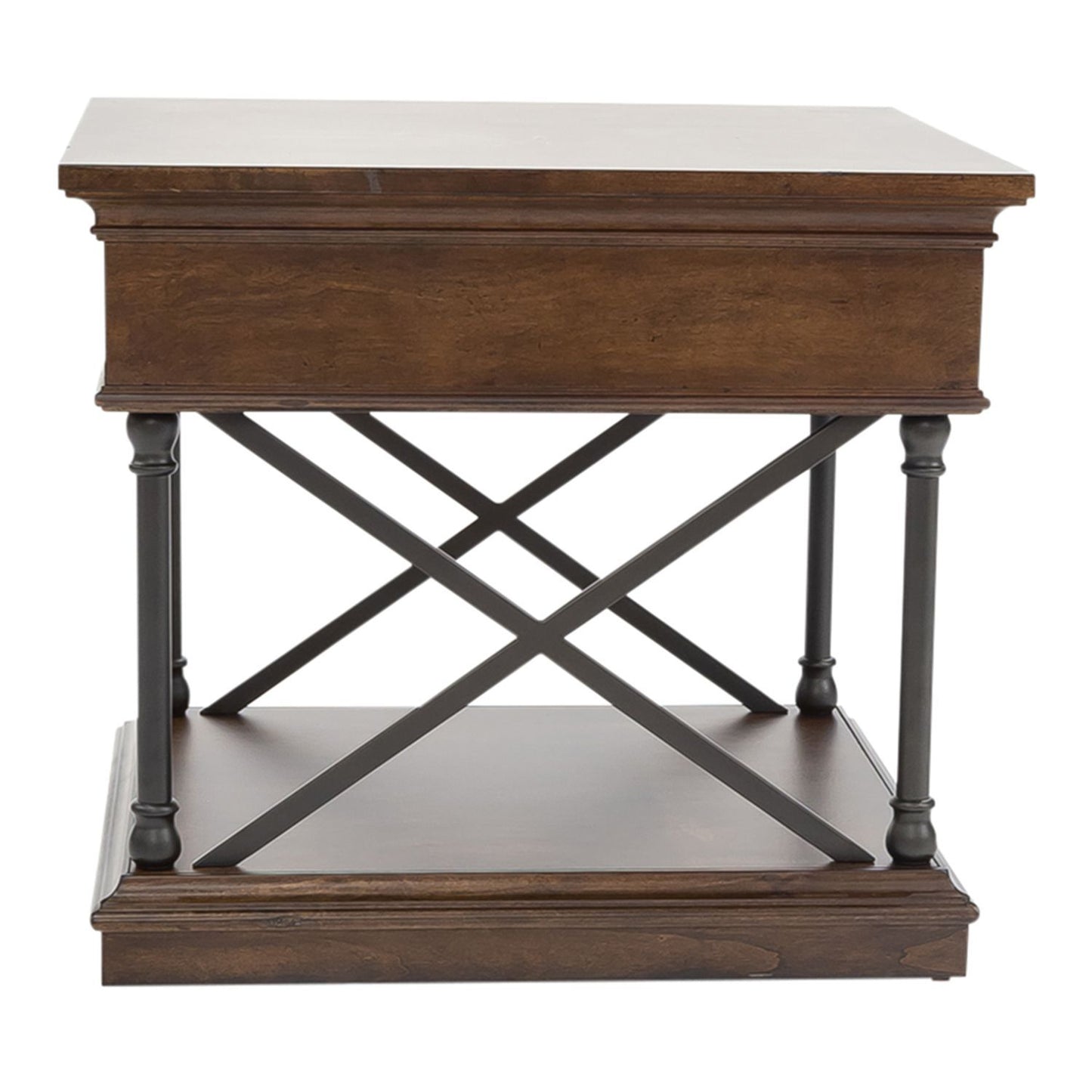Tribeca - Drawer End Table - Dark Brown - Hornell Furniture Outlet