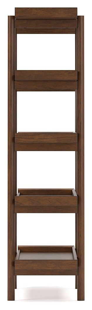 Lyncott - Brown - Bookcase - Hornell Furniture Outlet