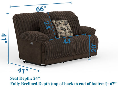 Hollifield - Reclining Loveseat - Hornell Furniture Outlet