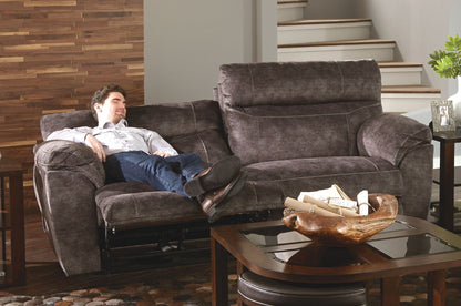 Sedona - Power Headrest Lay Flat Reclining Sofa - Hornell Furniture Outlet