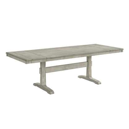 Hallendale - Trestle Table - White - Hornell Furniture Outlet