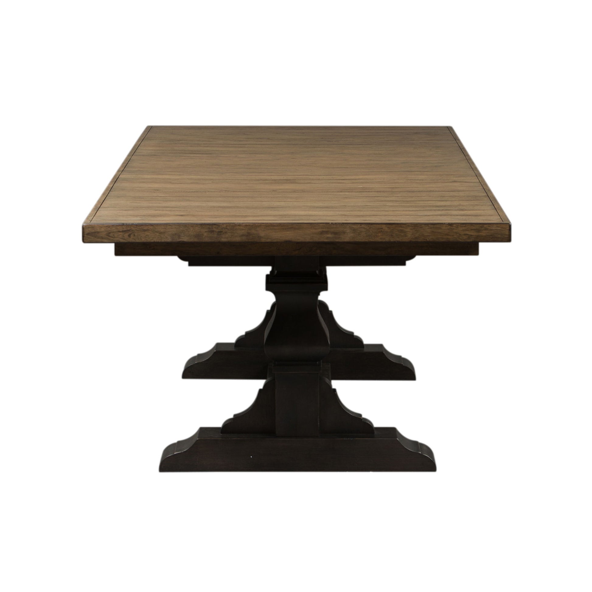 Harvest Home - Trestle Table - Black - Hornell Furniture Outlet