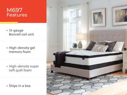 Chime 12 Inch Hybrid - Ultra Plush Hybrid Mattress - Hornell Furniture Outlet