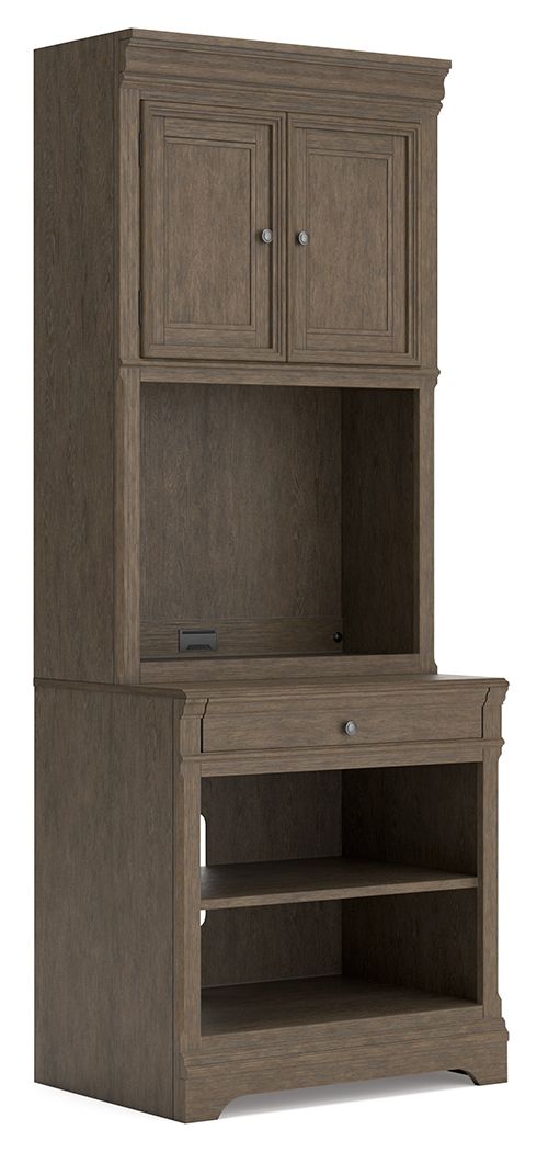 Janismore - Weathered Gray - Bookcase - Hornell Furniture Outlet
