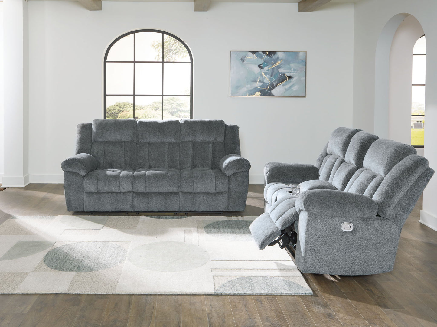 Tip - off - Reclining Living Room Set - Hornell Furniture Outlet