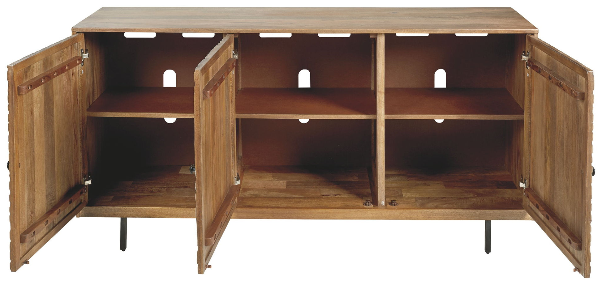 Kerrings - Brown / Black / White - Accent Cabinet - Hornell Furniture Outlet