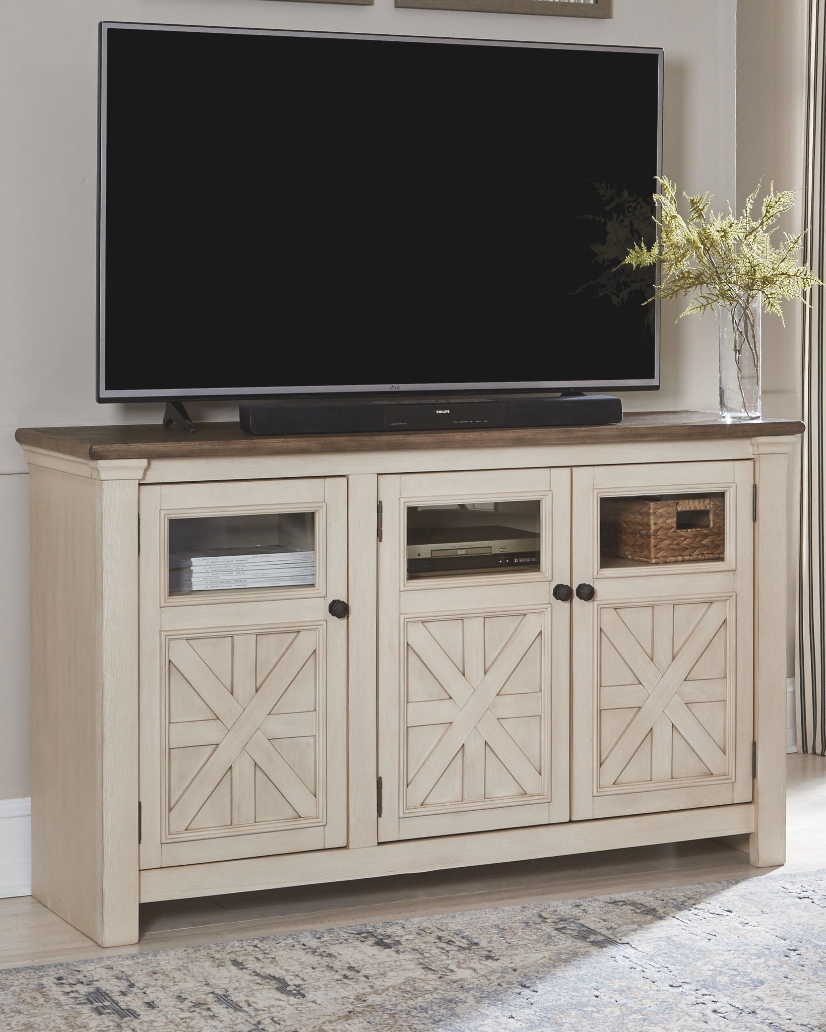Bolanburg - TV Stand - Hornell Furniture Outlet