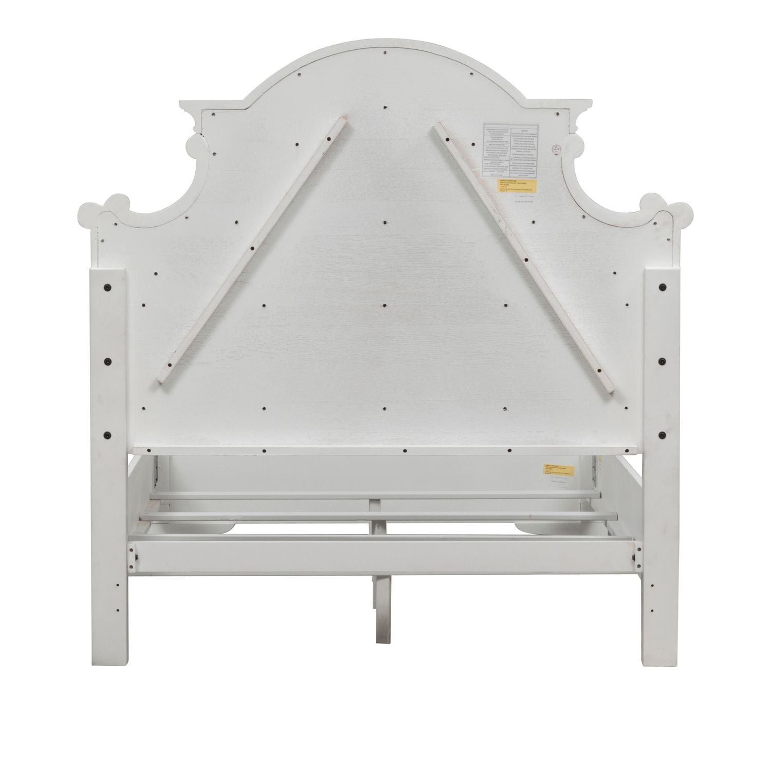Magnolia Manor - Full Upholstered Bed - White - Hornell Furniture Outlet