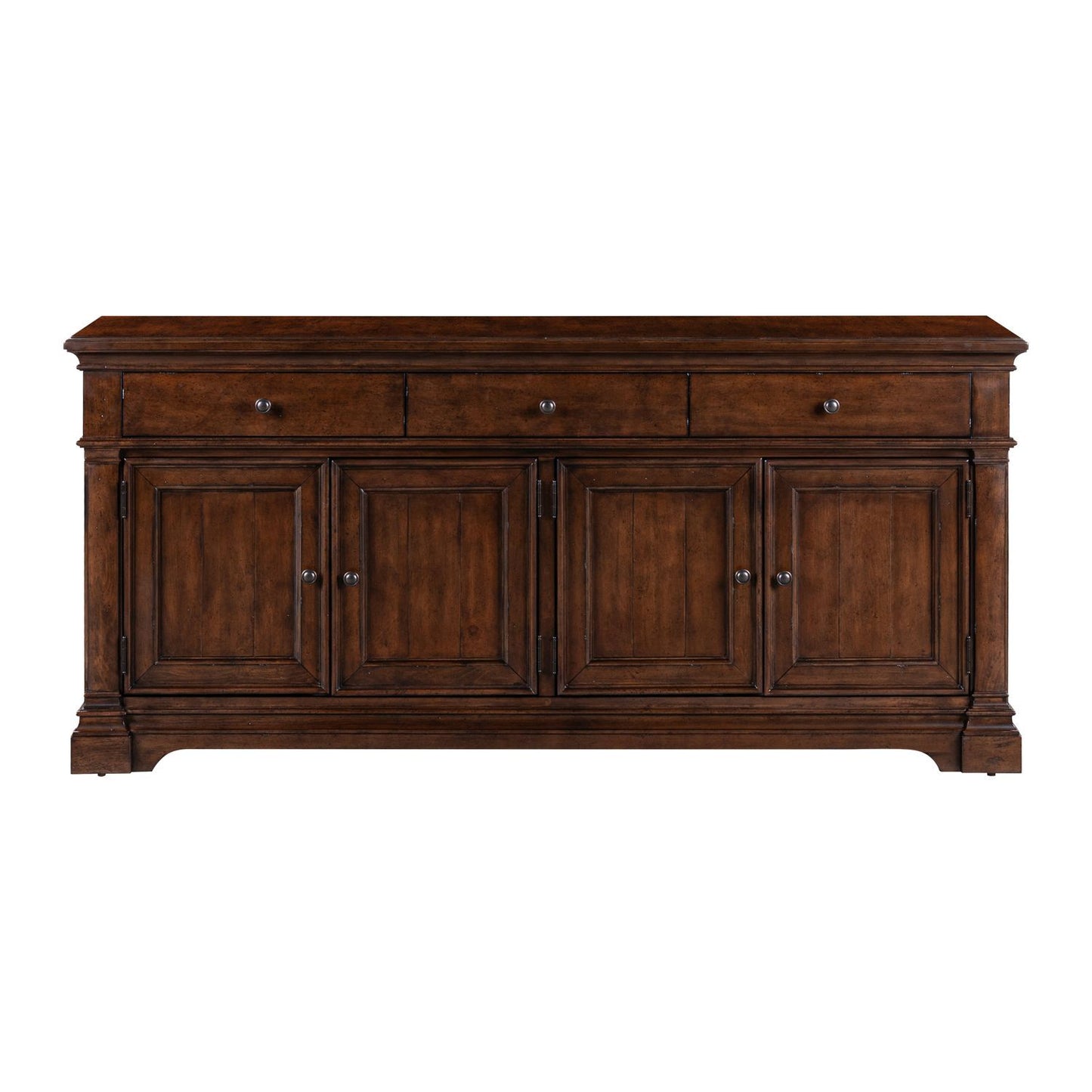 Arden Road - 74" TV Console - Cherry - Hornell Furniture Outlet