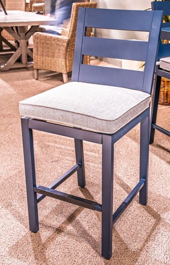 East Beach - Blue - Barstool (Set of 2) - Hornell Furniture Outlet