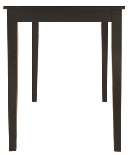 Kimonte - Dark Brown - Rectangular Dining Room Table - Hornell Furniture Outlet