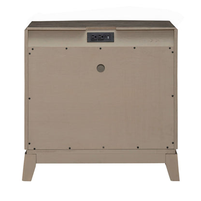 Avalon - Nightstand With Charging Station - Hornell Furniture Outlet
