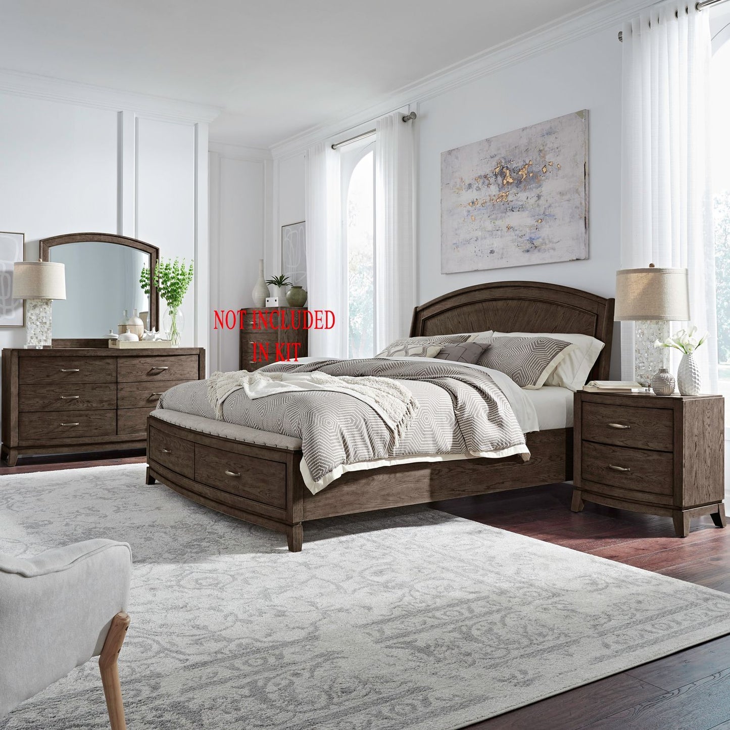 Avalon - Panel Bedroom Set - Hornell Furniture Outlet