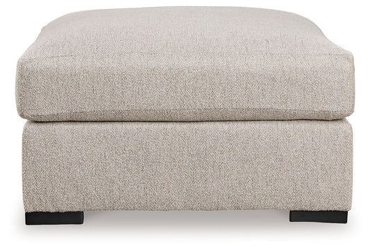 Ballyton - Sand - Oversized Accent Ottoman - Hornell Furniture Outlet