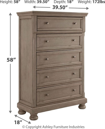 Lettner - Sleigh Bedroom Set - Hornell Furniture Outlet