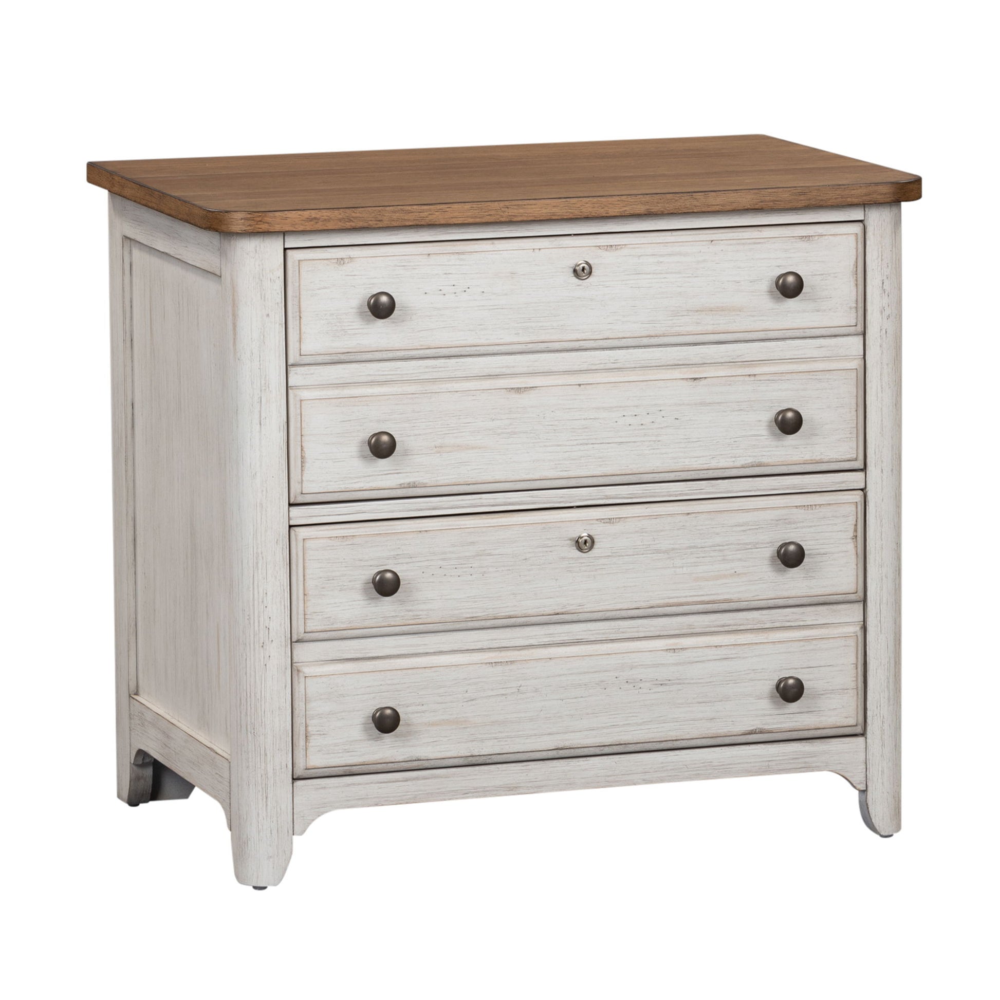 Farmhouse Reimagined - Lateral File - White - Hornell Furniture Outlet