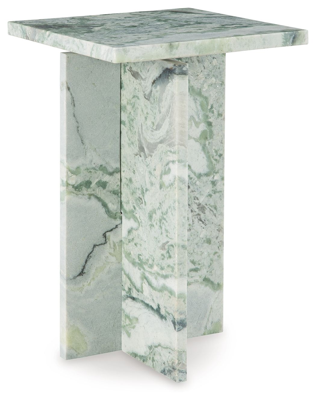 Deaconwell - White / Green - Accent Table - Hornell Furniture Outlet