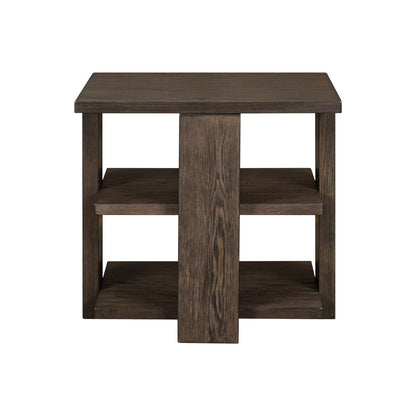 Harrison - End Table - Brown - Hornell Furniture Outlet
