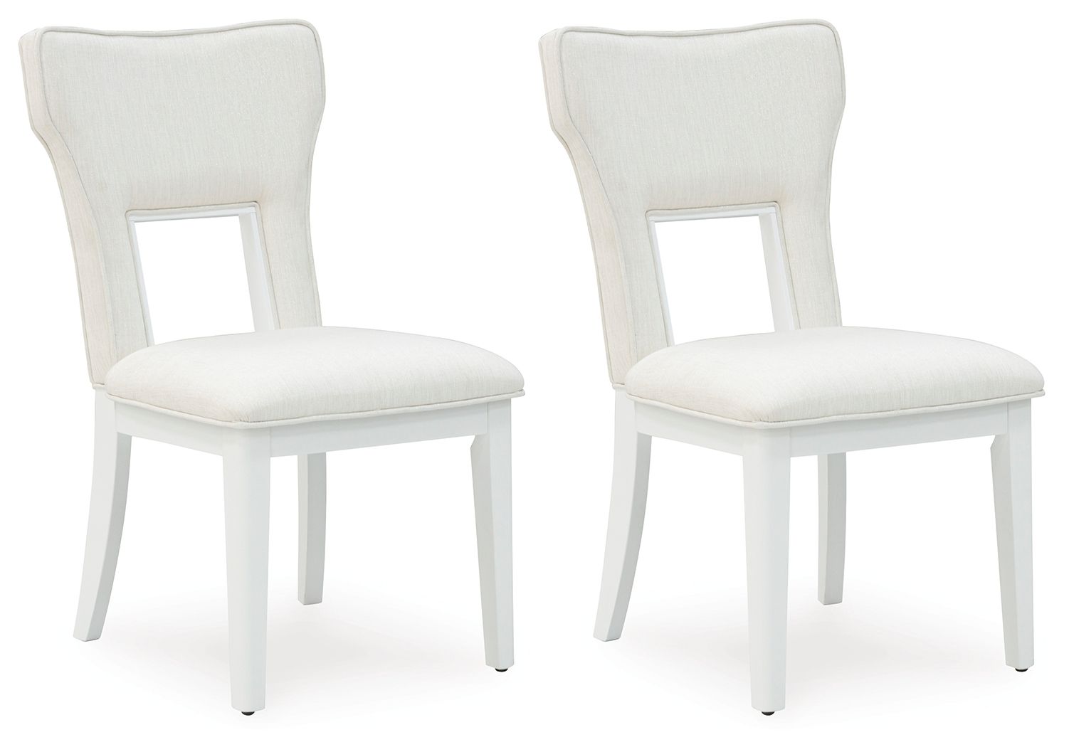 Chalanna - White - Dining Upholstered Side Chair (Set of 2) - Hornell Furniture Outlet