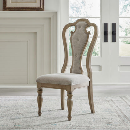 Magnolia Manor - Splat Back Upholstered Chair - Hornell Furniture Outlet