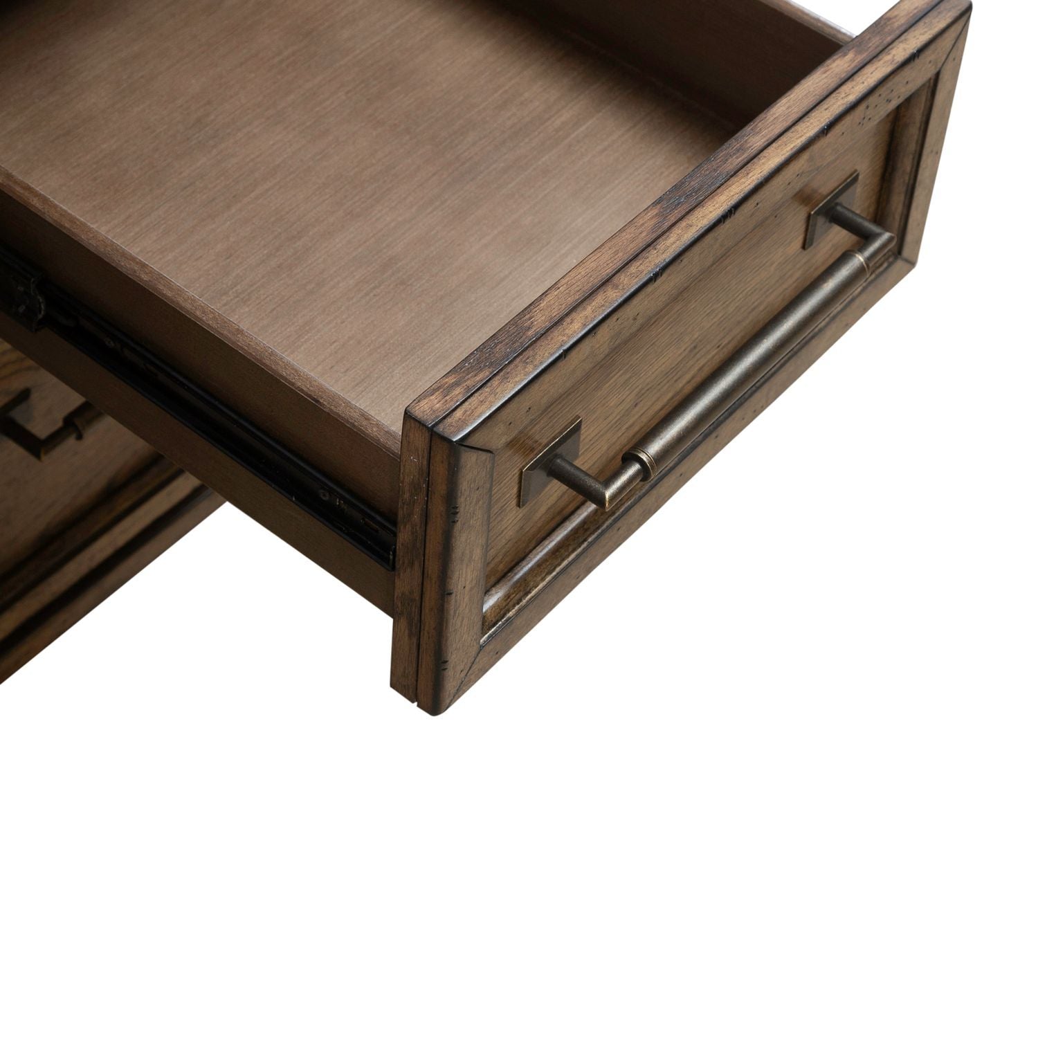 Carolina Park - Jr Executive Desk - Brown - Hornell Furniture Outlet