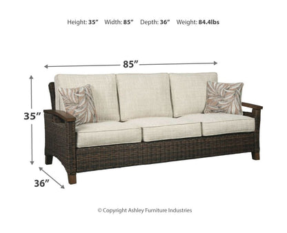 Paradise Trail - Medium Brown - 3 Pc. - Lounge Set - Hornell Furniture Outlet
