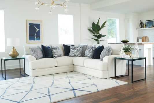 Polaris - Sectional With Comfort Coil Seating And Accent Pillows Included - Hornell Furniture Outlet