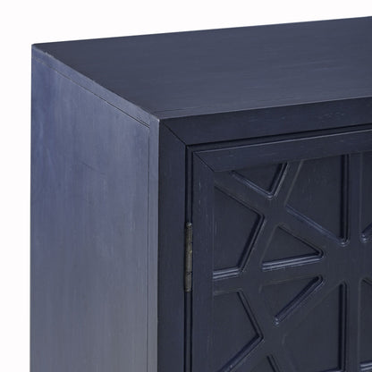 Braxton - Accent Cabinet - Azure Blue - Hornell Furniture Outlet