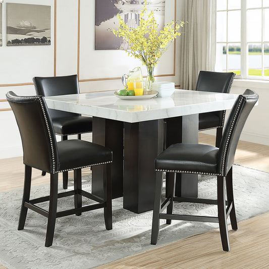 Camila - Square Counter Dining Set - White Top - Hornell Furniture Outlet