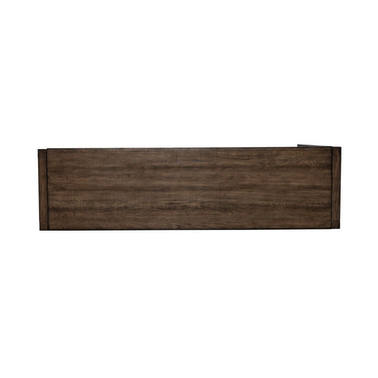 Lennox - Console Bar Table - Dark Brown - Hornell Furniture Outlet