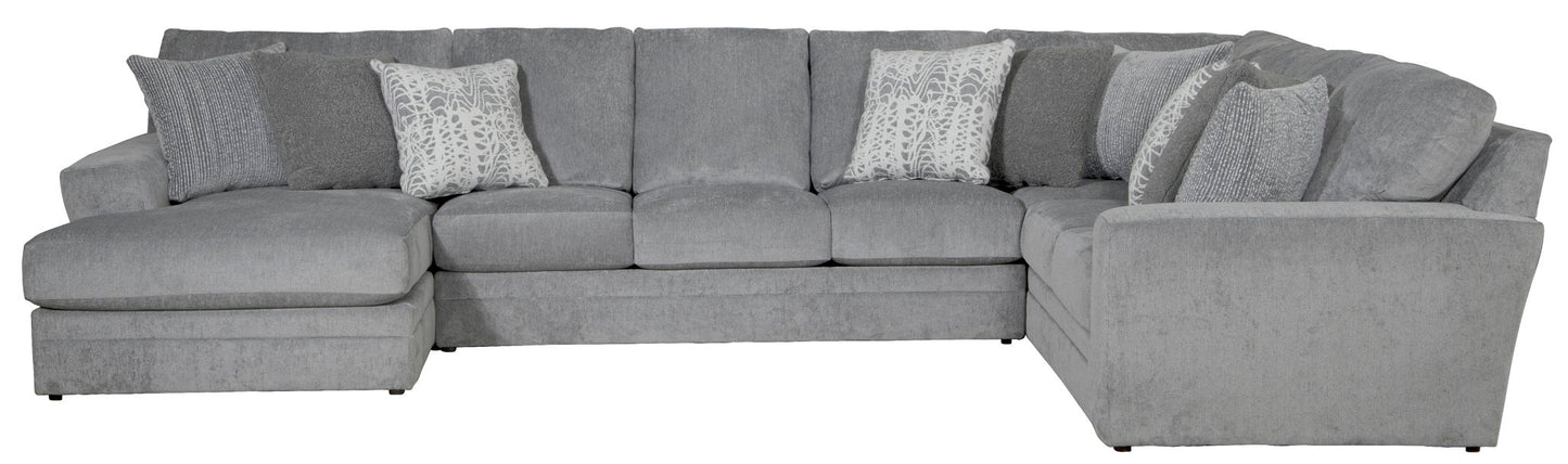 Glacier - Sectional With Included Accent Pillows - Hornell Furniture Outlet