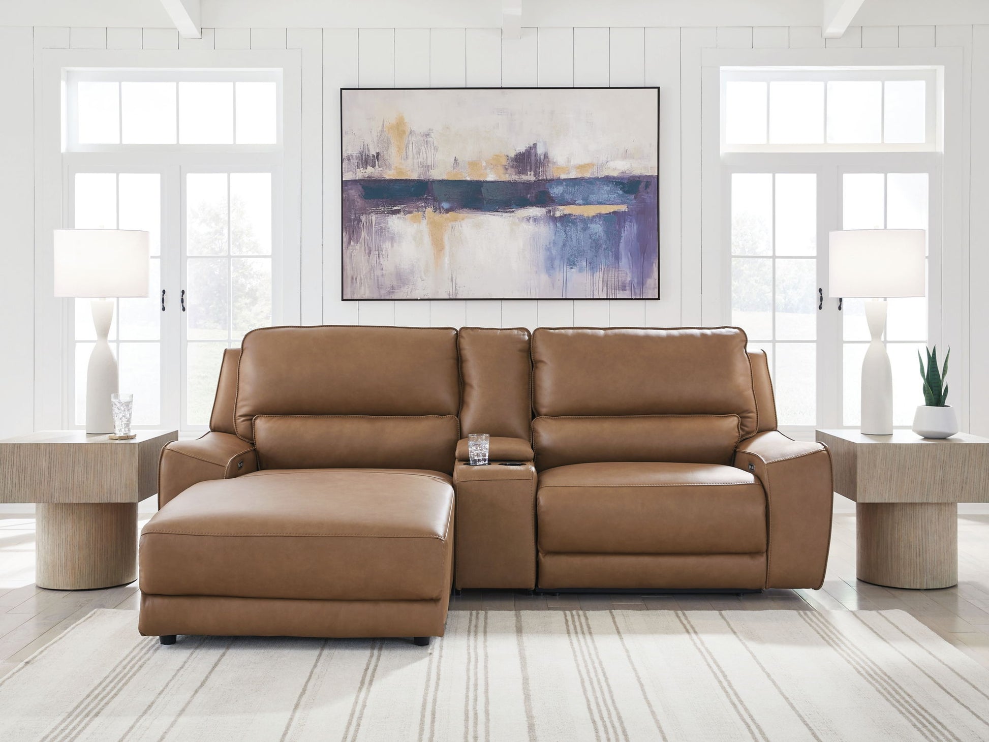 DeepWakes - Power Reclining Sectional - Hornell Furniture Outlet