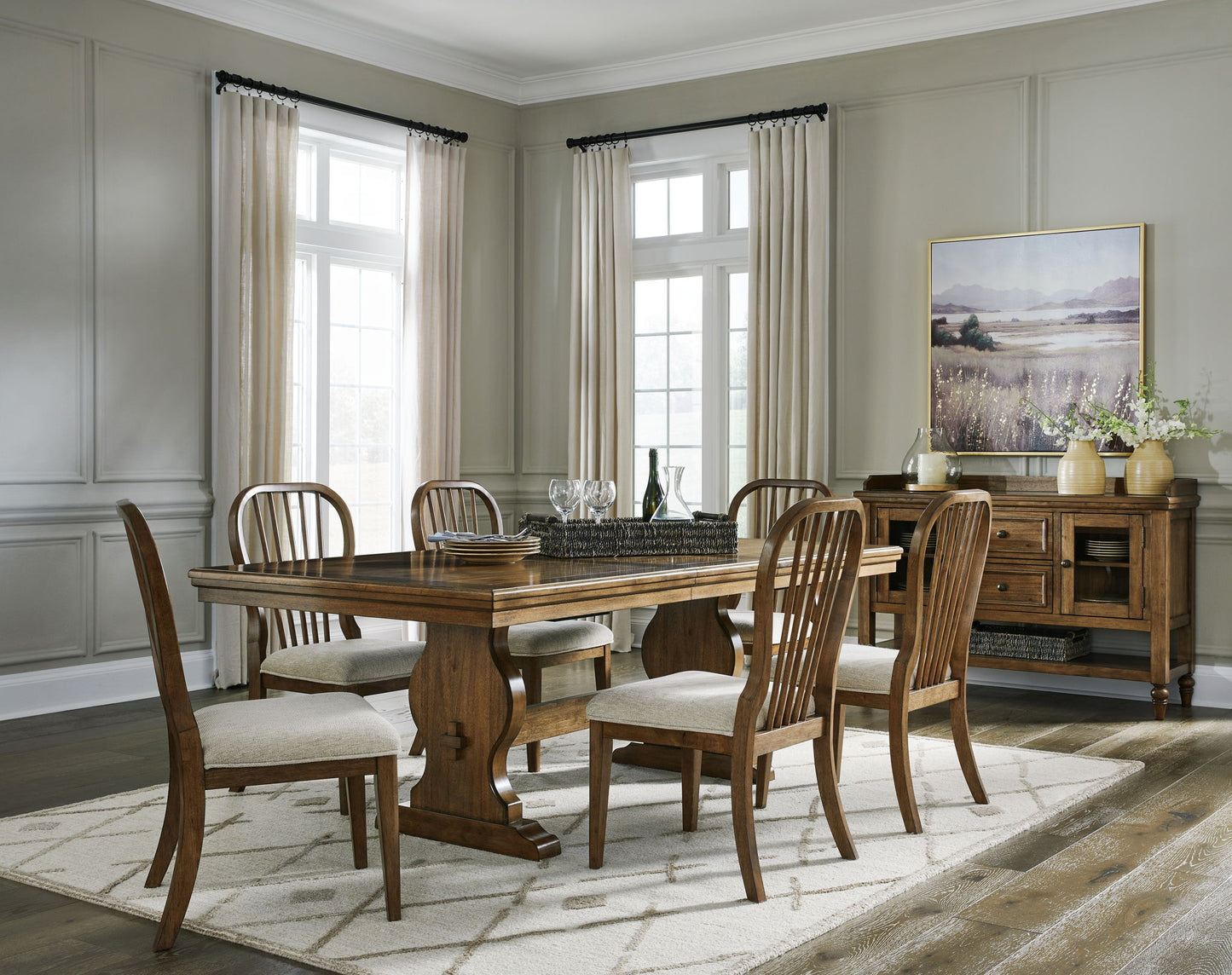 Sturlayne - Rectangular Extension Table Set - Hornell Furniture Outlet